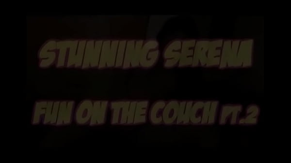 Serena Web Model Masterbating on Couch - Nice Tits