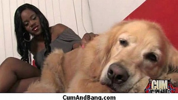 Extreme interracial gangbang - sexy ebony hottie group sex 8