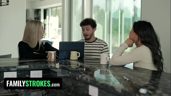 My Boy&rsquo;s Job by FamilyStrokes Featuring Scarlett Alexis, Sarah Taylor & Apollo Banks