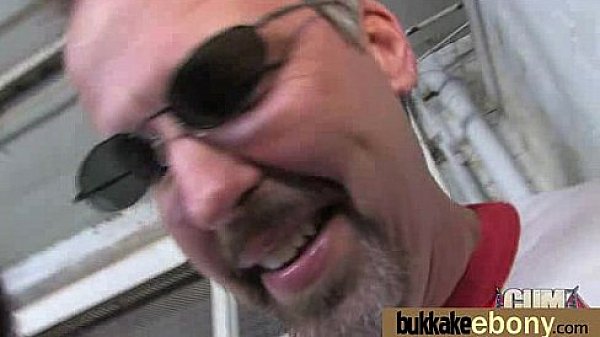 Busty black babe bubble bath group cocksuck! 13