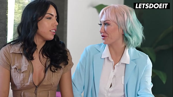 Horny Babes Rachel and Adira Passionate Lesbian Sex with Couple Therapist - LETSDOEIT