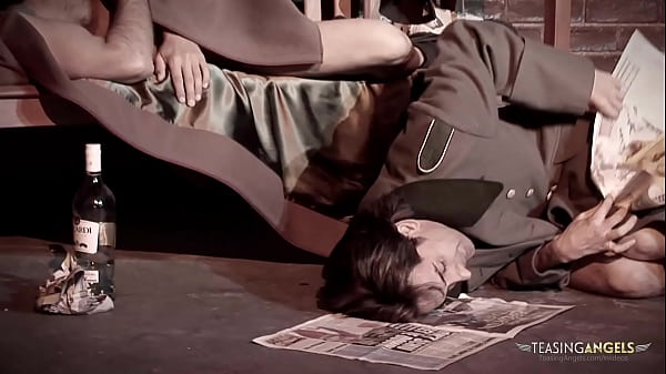 Instead of arresting two lover guys, this naughty cop decided to suck their hard cocks Outdoor before fucking with them in different positions until she makes them cum.