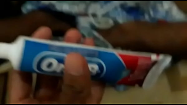 punch with toothpaste