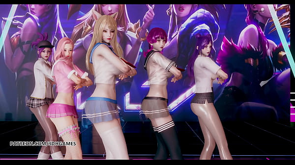 [MMD] Hello Venus -Wiggle Wiggle KDA Strip dance Uncensored Hentai