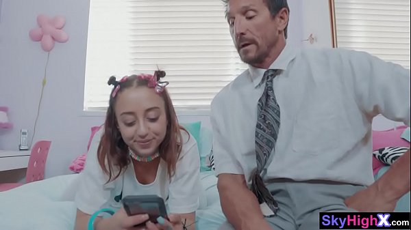 Dirty stepdad enjoyed with a crazy girls big boobs