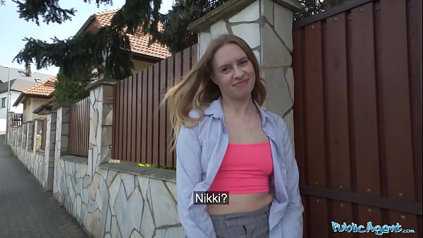 Public Agent she has small boobs but loves big cock in her mouth and pussy