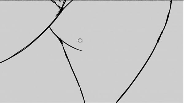 Chica en minifalda dibujo en photoshop  