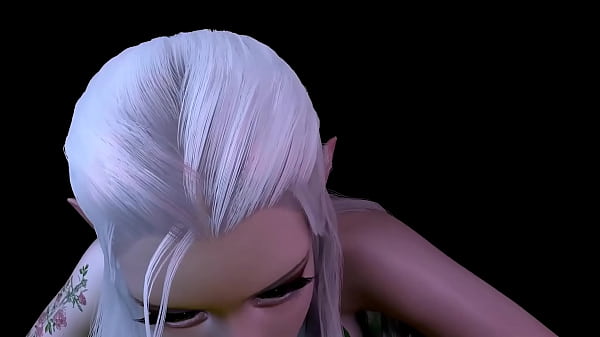 Forest Elf with Stunning Green eyes gives Blow job in POV | 3D Porn