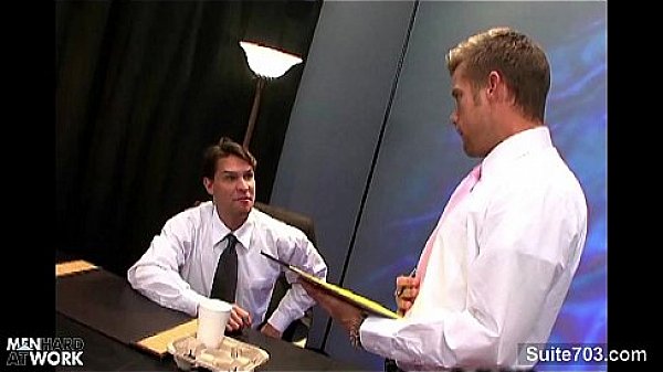 Hot gays suck toes and lick asses at work  