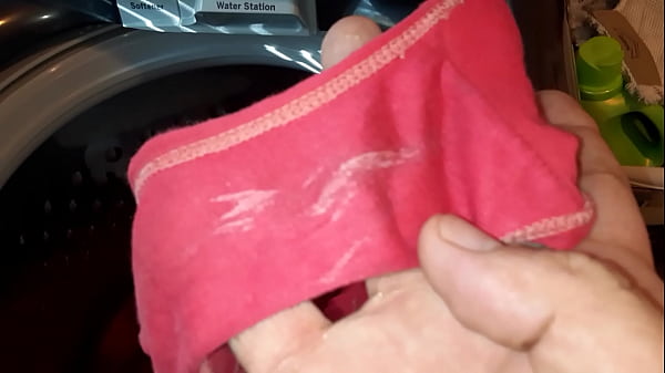 Sniffing panties wet pussy