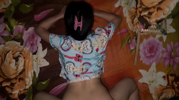 Myanmar big ass wife midnight doggy sex 