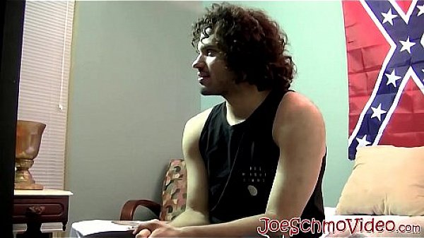 New straight guy with a hot body and attitude masturbating