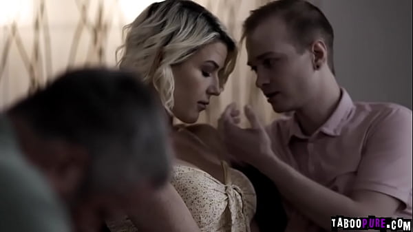 Stepmom Kit Mercer wants husband to watch her getting drilled by her stepson Alex Jett  