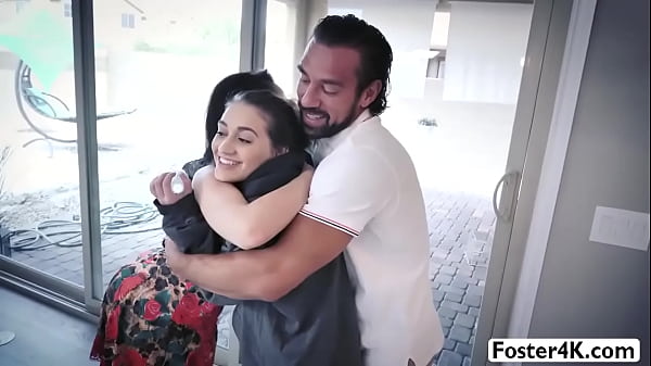 Horny couples Johnny Castle and milf babe Crystal Rush welcome their new sexy teen stepdaughter Sera Ryder with a luscious sexual encounter.