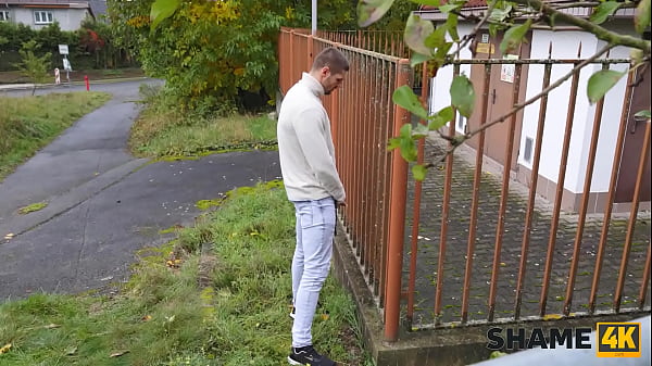 SHAME4K. Texas Patti gave a blowjob to a homeless and fucked a young stud afterwards  