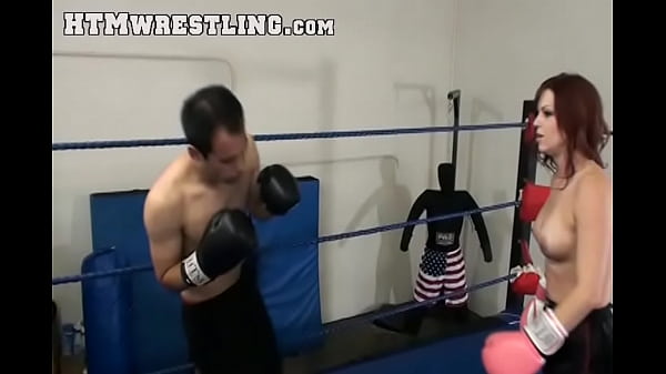 Sarah Brooke  Female Domination Boxing of a Male Wimp