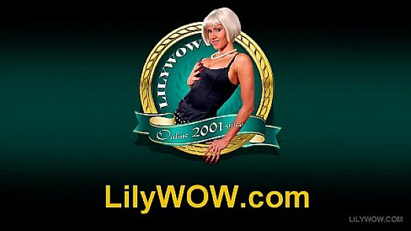 Sexy MILF LilyWOW in thinnest nude vintage stockings and hot stilettos