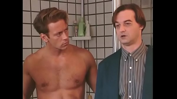 Horny chick with long legs gets fucked in dog style in the shower