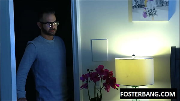 sneaking out foster step daughter banged hard by