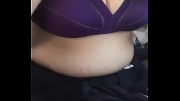 in car big boob show  