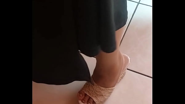 My wife is becoming more of a slut. Now she's showing off her enormous tits in a sheer blouse and bra.