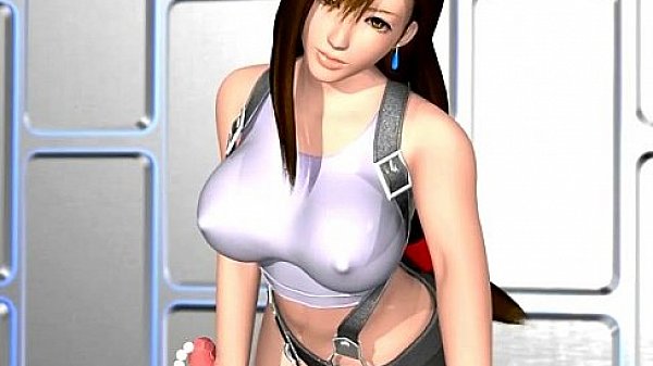 Tifa gives blowjoob to stranger  