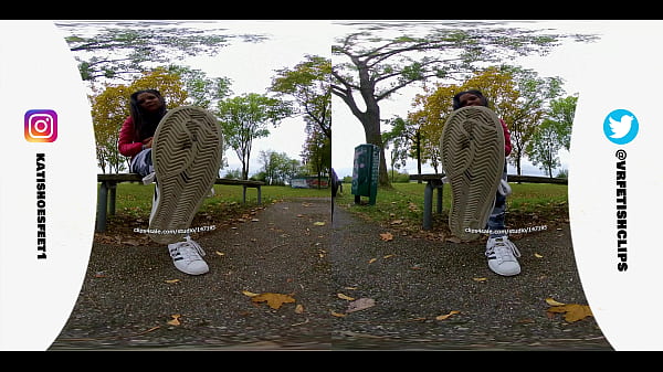 Here a girl shows you her sweaty Adidas Superstars sneaker shoes, she has been wearing the shoes every day for over 2 weeks and they stink and are wet with swea  