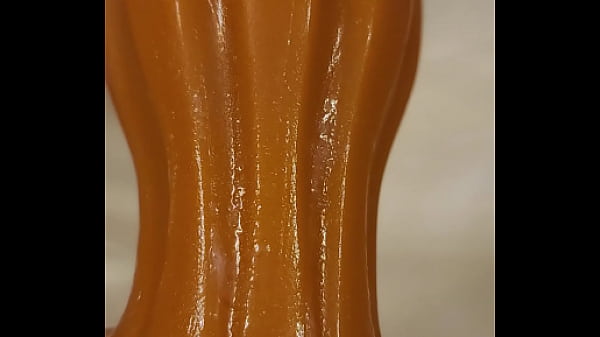 Preparing my man cunt for bigger dildos with a large butt plug 