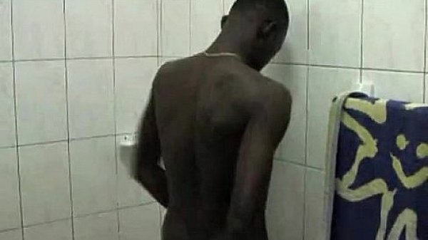 Black Jack jerking huge cock part 1