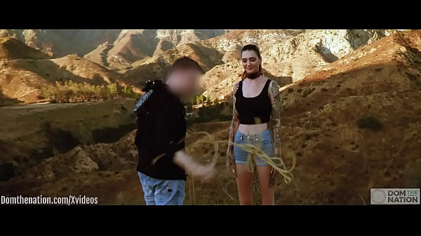 Demented and silly bondage and caning games for masochistic sub Rocky Emerson