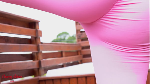 Hot Step Sister Was Caught in her Yoga Pants and asked: "Rip My Pants and Fuck my Pussy!"