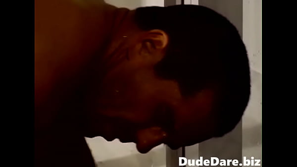 Kinky bear obliterates boyfriend's asshole after a freshening shower  