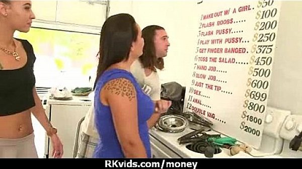 Tight teen fucks a man in front of the camera for cash 4