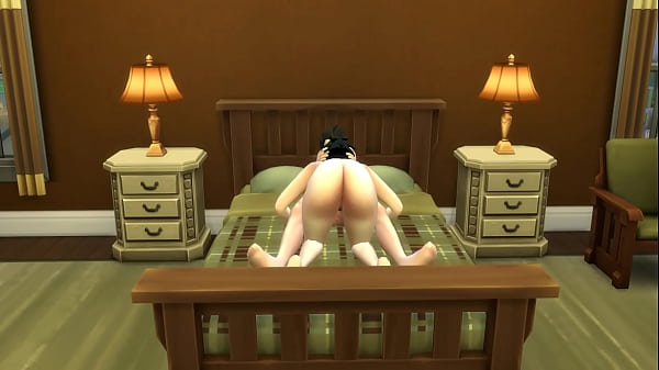 Perverted Master Roshi Sexually Trains Gohan's Wife the Beautiful Videl in Front of Her Cuckold Husband