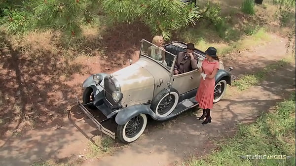 Not caring about her husband the ravishing brunette met her naughty friends and enjoyed a superb threesome  