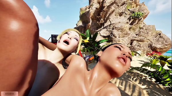 Two futas loves each others, 3d futanari  