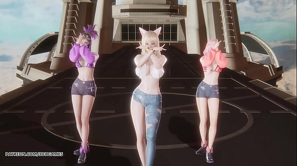 [MMD] Unis - Curious Ahri Akali Seraphine