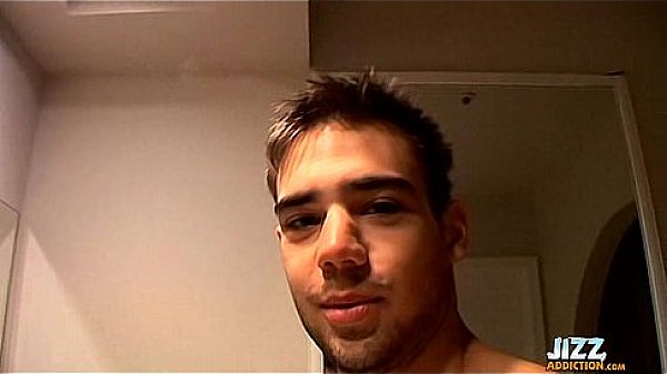 Hairy jock jerking off passionately