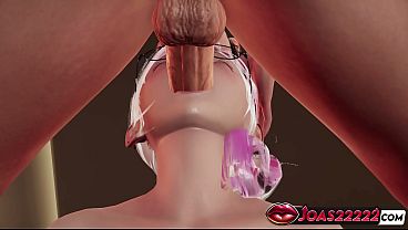 Lilian in Fishnet Stockings - Hot Hentai Featuring Free-Hands Blowjob Swallowing, Sitting Huge Cock Stroking & Hardcore Irrumatio Concluding with a Face Cum