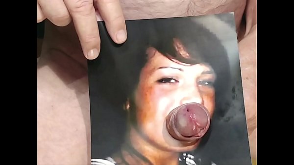 horny slut gets face fucked and covered with sperm  