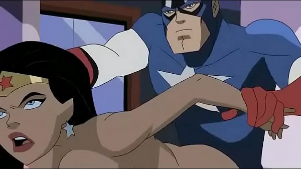 Superhero sex in bank  