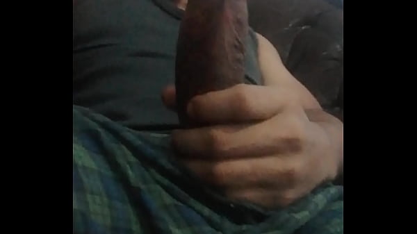 Hard big cock jackoff