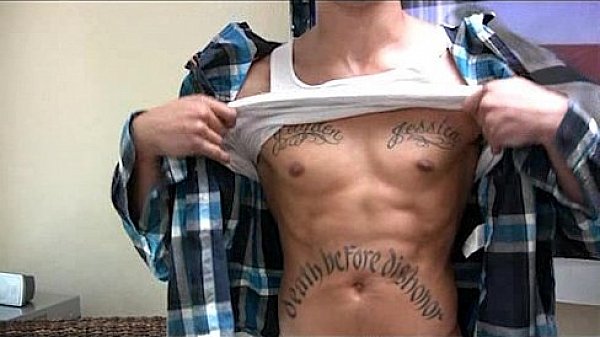 Straight Papi strokes his big uncut cock and shoots a nice load