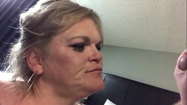 Busty Blonde Curvy MILF Deepthroats Cock And Facial 