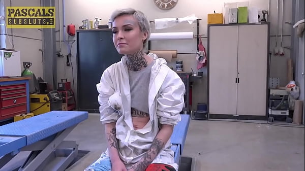 Slender Tattooed Girl Endures Domination