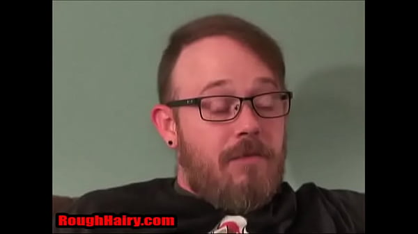 Handsome hairy Daddy Bear jacking for cash  