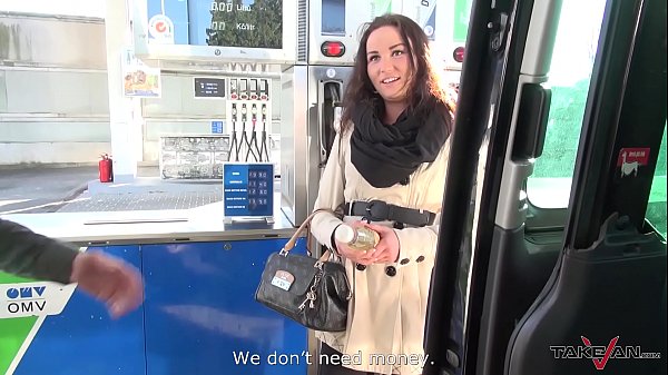 Ride to airport exchanged for riding the cock in driving car