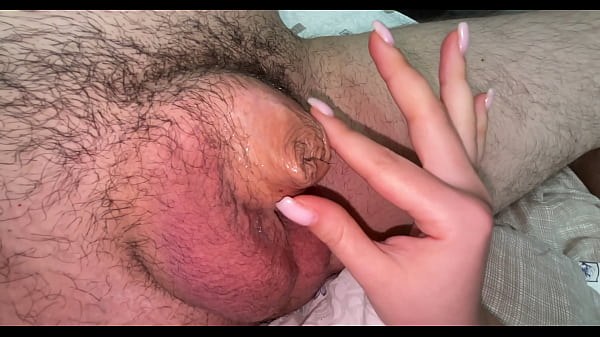 oh my god this tiny dick is only 2cm it's just creepy but i love seeing his cum so much