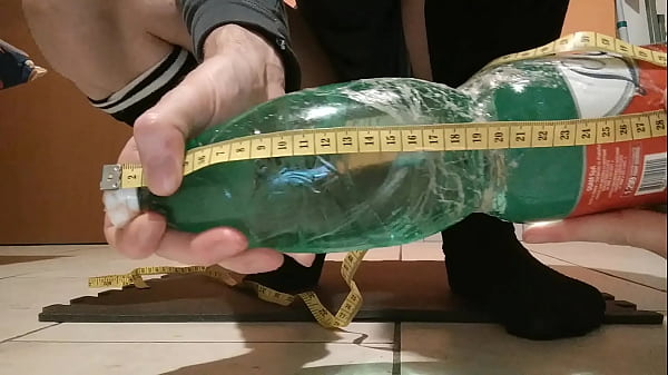 Huge bottle in the ass!  