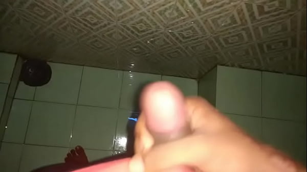 Wet squirt of a thick cum  